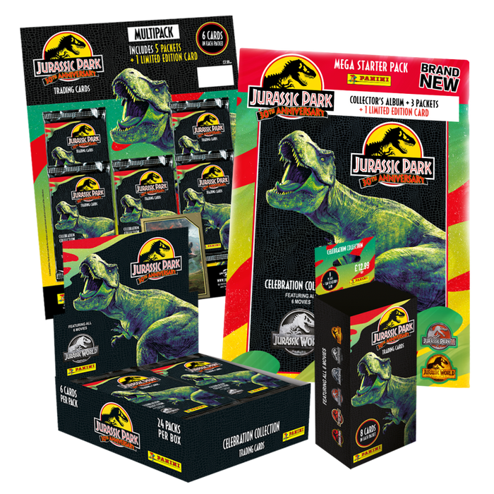 Jurassic World Anniversary Trading Card Collection - Mega Bundle