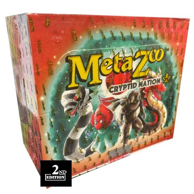 METAZOO TCG - CRYPTID NATION 2ND EDITION - BOOSTER BOX (36 PACKS) Expected release 30th April 2022
