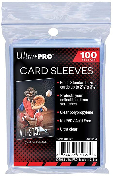 Ultra Pro card sleeve penny sleeves pack of 100 fits Pokemon cards